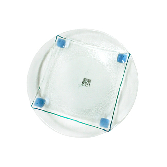 유리 원형접시 투명원형접시  FAW-A1014